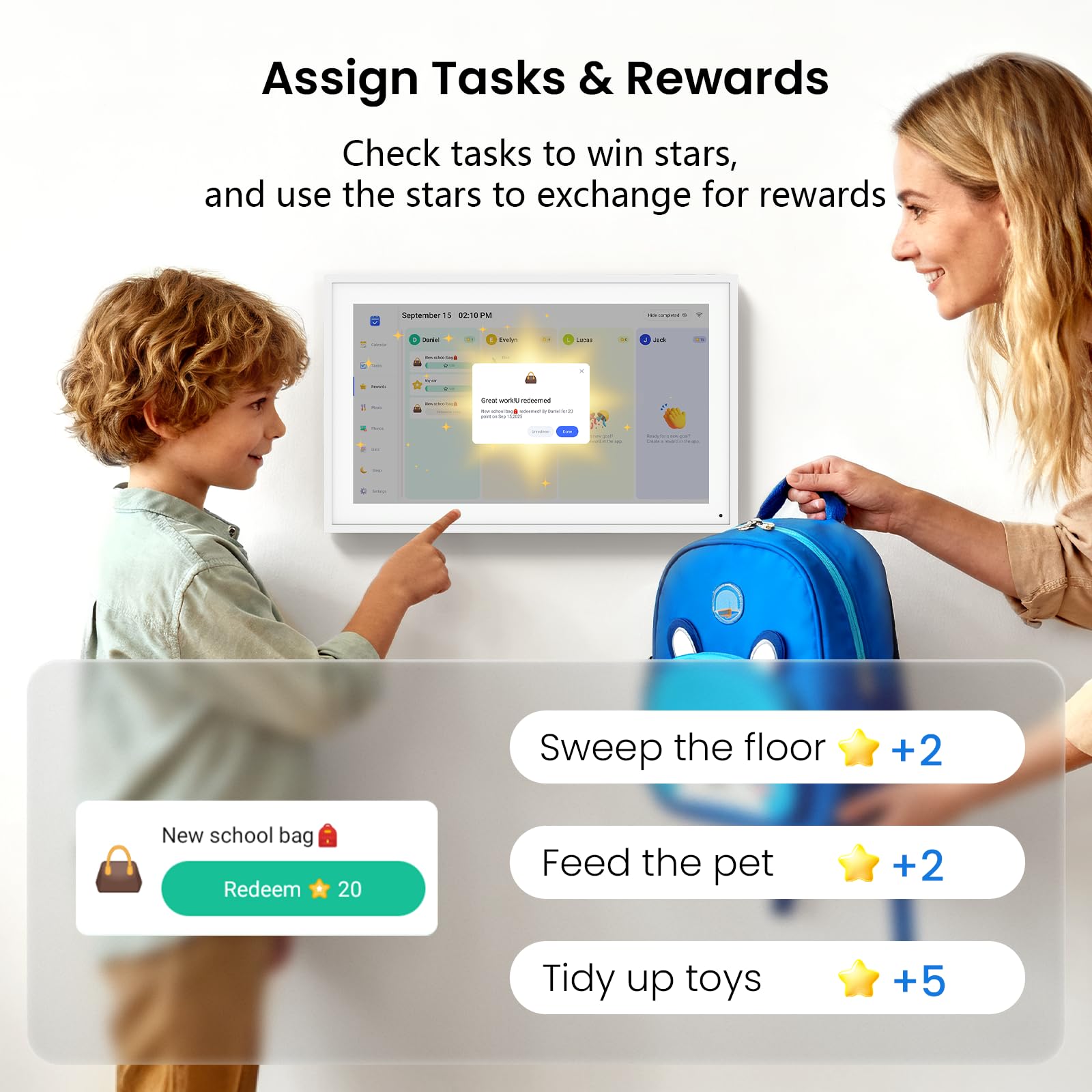 Amazon.co.jp: NEWYES 15.6インチデジタルカレンダースケジュール計画